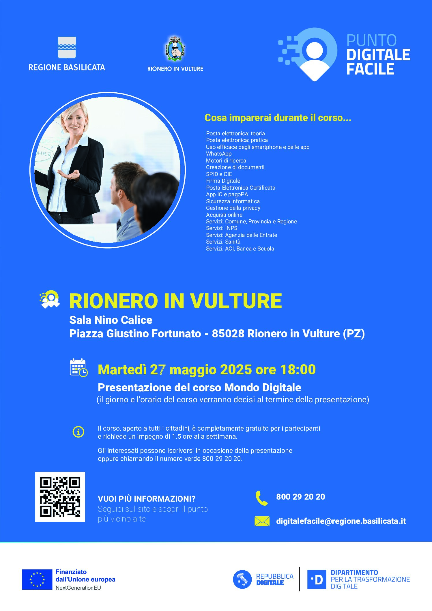 27 maggio – Rionero in Vulture
